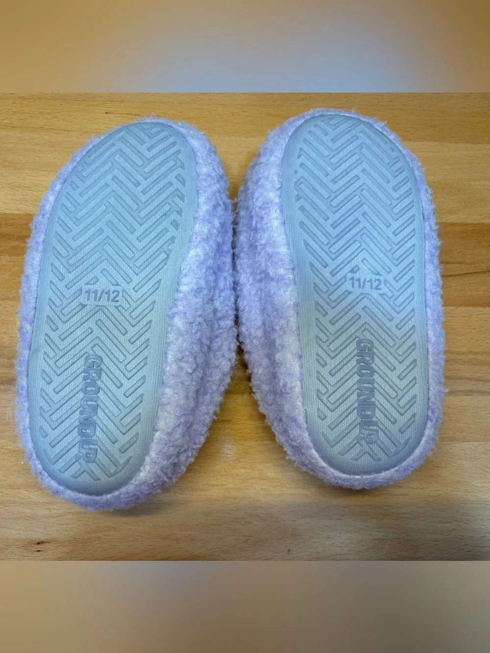 Disney Frozen Lilac Girls' Plush Slip-On Slippers